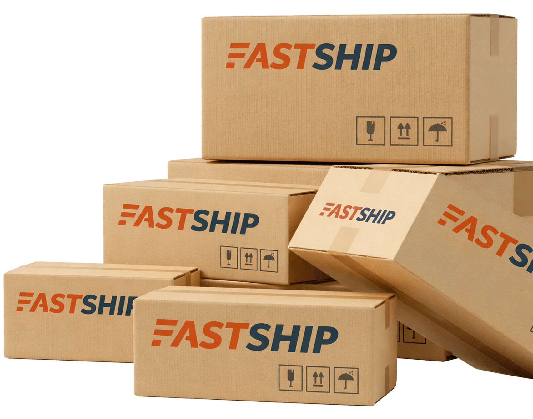 cardboard boxes